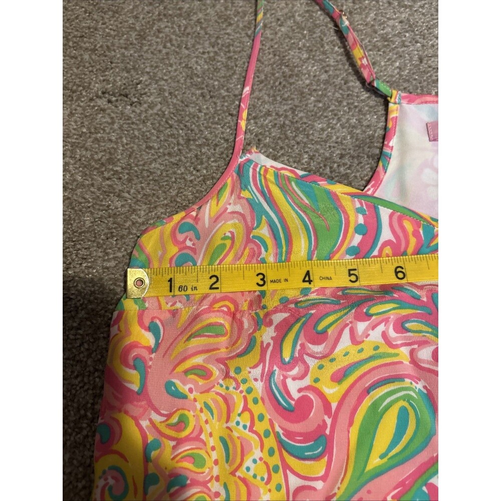 Lilly Pulitzer Double Trouble Silk Slip Dress Women’s Size XS - Picture 5 of 11